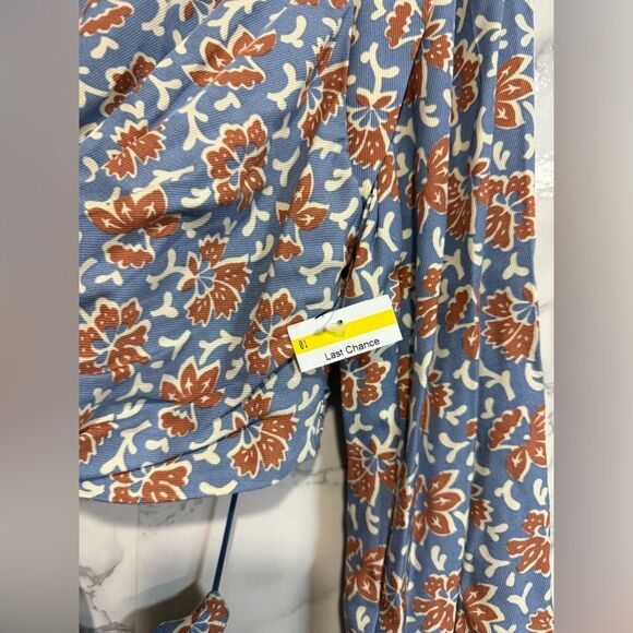 NEW Joie Maeve Floral Cutout Long Sleeve
Minidress Floral Blue Dress Size 8 - Picture 5 of 15